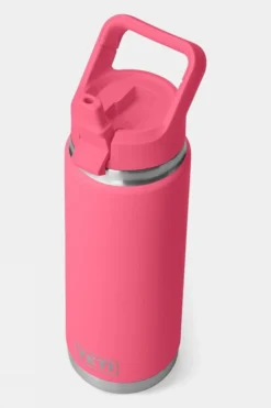 Yeti Rambler With Colour Straw Cap Drinks Bottle - 26oz / 769ml -Cotswold Outdoor b4ba3j0142 3535 c