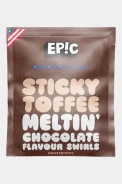 Epic Dipping Chocolate Sticky Toffee Melting Flavour Swirls 100g