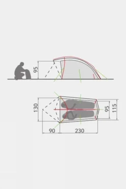 Vaude Taurus 2P Tent -Cotswold Outdoor d1312429 2626 k