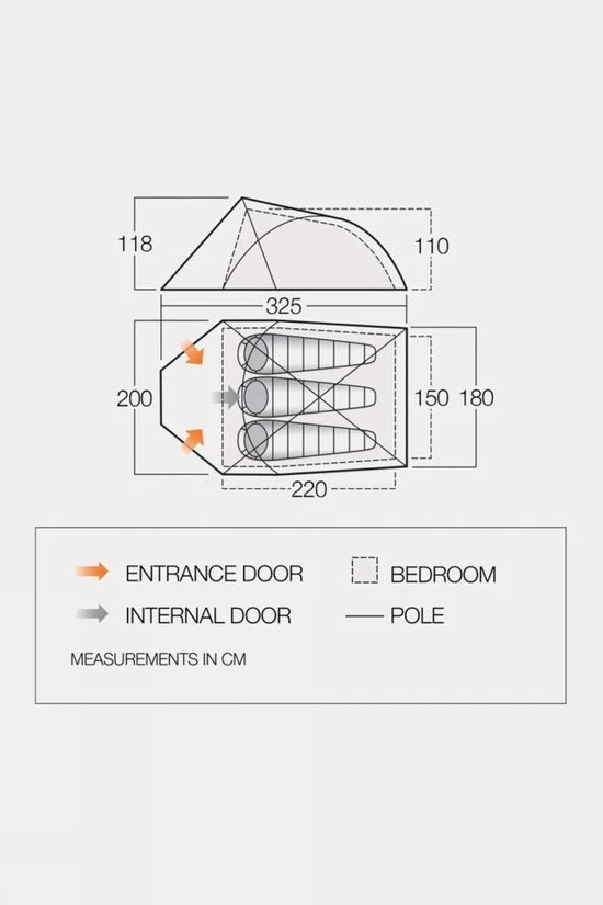 Vango Helvellyn 300 Tent 2 Vango Helvellyn 300 Tent - Image 2