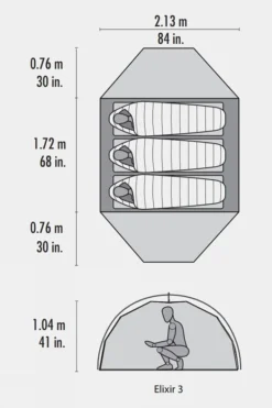 MSR Elixir 3 Tent -Cotswold Outdoor d1414062 5050 p