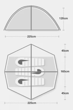 Wild Country Tents Helm Compact 3 Tent -Cotswold Outdoor d1414130 5050 j
