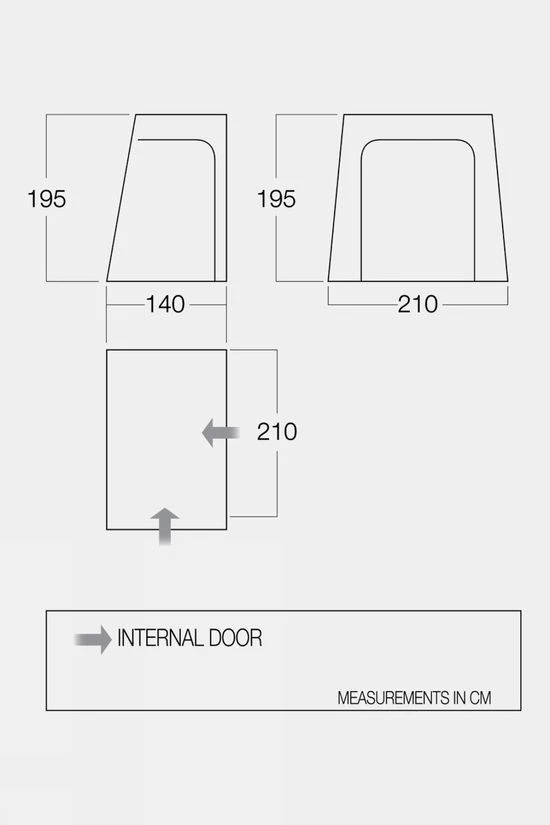 Vango Br001 - Drive Away Awning Bedroom 2 Vango Br001 - Drive Away Awning Bedroom - Image 2