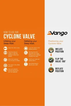 Vango Arcadia 7.5 Double Sleeping Mat 15 Vango Arcadia 7.5 Double Sleeping Mat -Cotswold Outdoor g4ha3d0140 4141 h