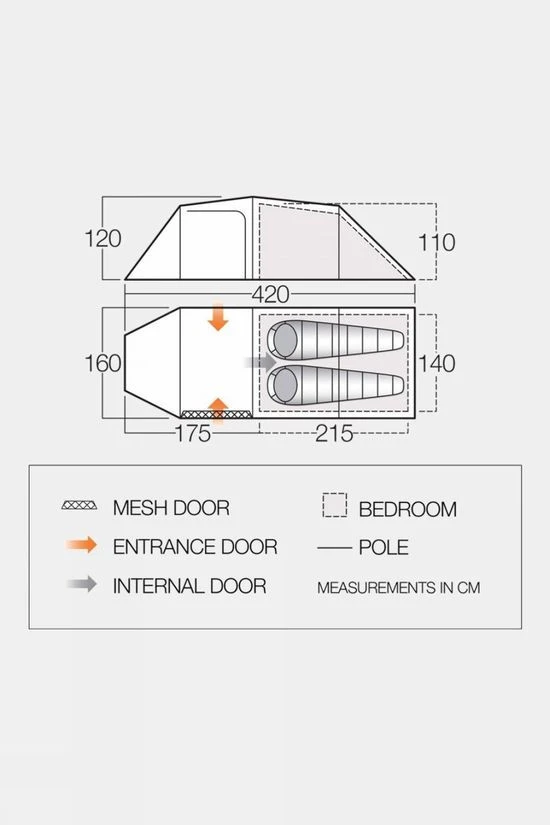 Vango Omega 250 Tent 2 Vango Omega 250 Tent - Image 2