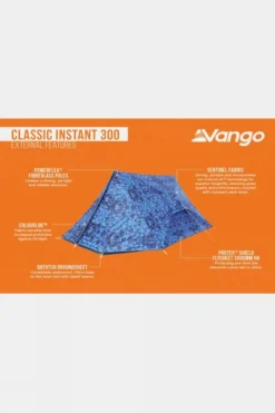 Vango Classic Instant 300 Tent -Cotswold Outdoor g5fc3y0047 4287 r