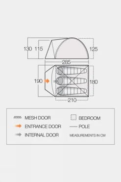 Vango Tay 300 Tent -Cotswold Outdoor g5fc3y0048 4141 f