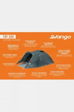 Vango Tay 300 Tent -Cotswold Outdoor g5fc3y0048 4141 x