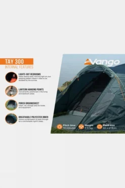 Vango Tay 300 Tent -Cotswold Outdoor g5fc3y0048 4141 y