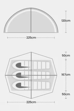 Helm Compact 3 Tent -Cotswold Outdoor g5fc3y0065 5050 j