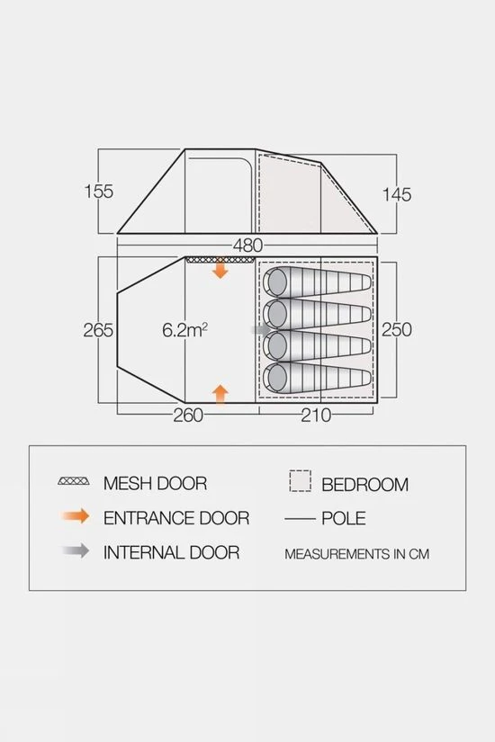 Vango Beta 450XL Tent 2 Vango Beta 450XL Tent - Image 2