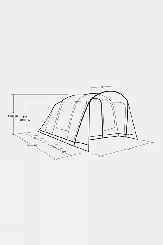 Outwell Sunhill 5 Air Tent 11 Outwell Sunhill 5 Air Tent - Image 11