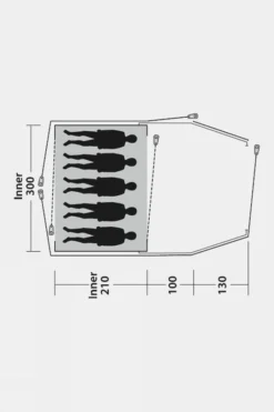 Outwell Cloud 5 Plus Tent -Cotswold Outdoor g5fd3y0044 5073 m