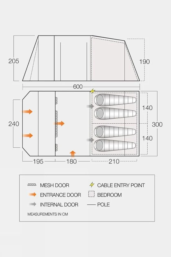 Vango Lismore 450 Tent Package 7 Vango Lismore 450 Tent Package - Image 7
